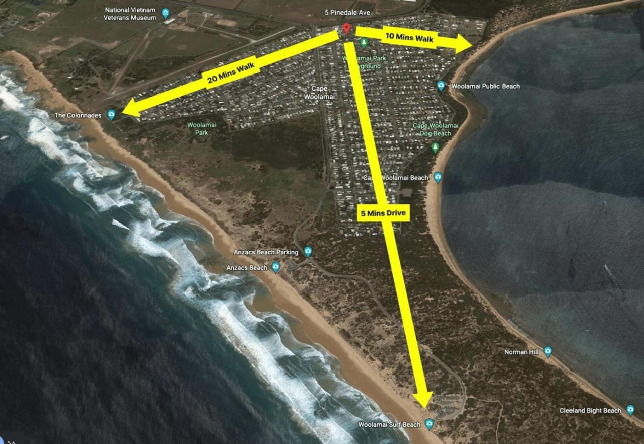 Stylish Cape Beach House Cape Woolamai Luaran gambar